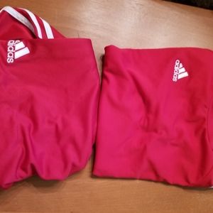 Adidas shorts matching shirt